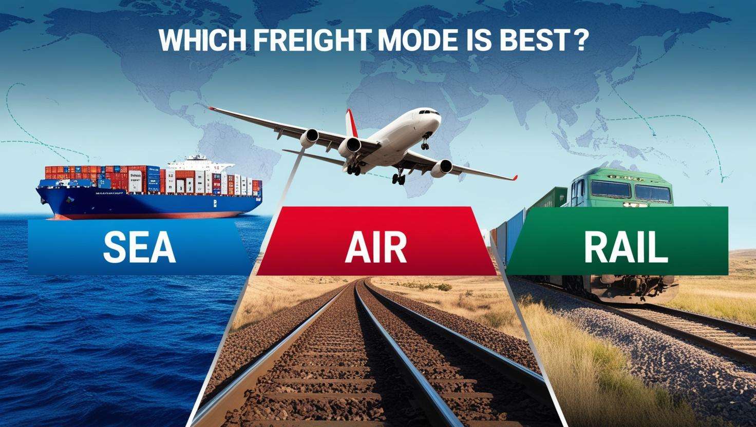 Sea vs Air vs Rail Freight Which is Best for Your Business?