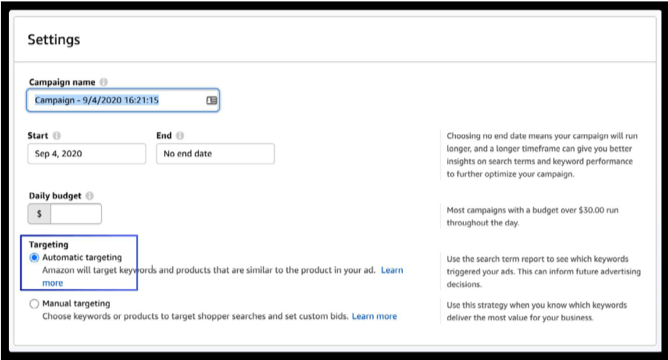 negative targeting amazon