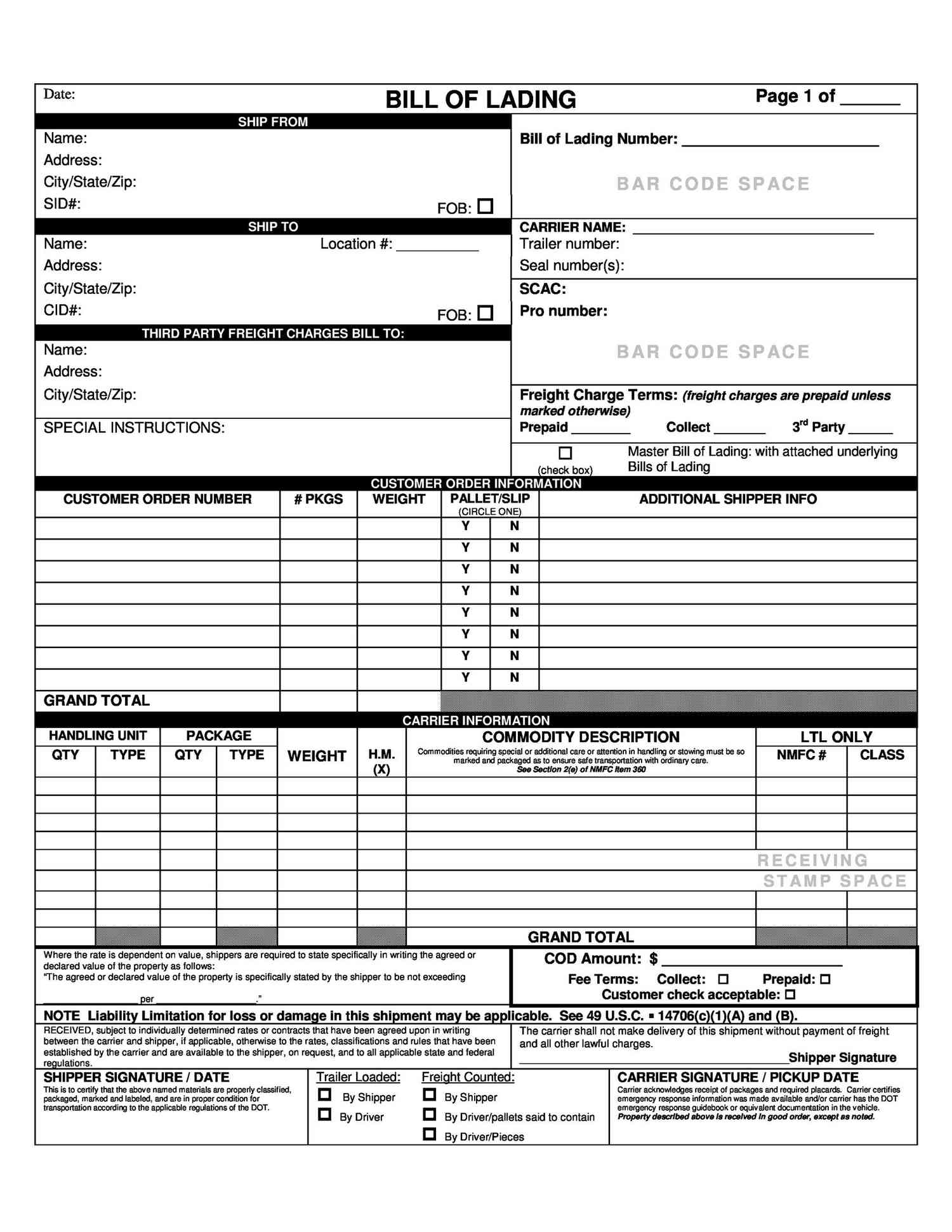 bill of lading 01 9ea02358e8a04863b781b4fe33ff809d