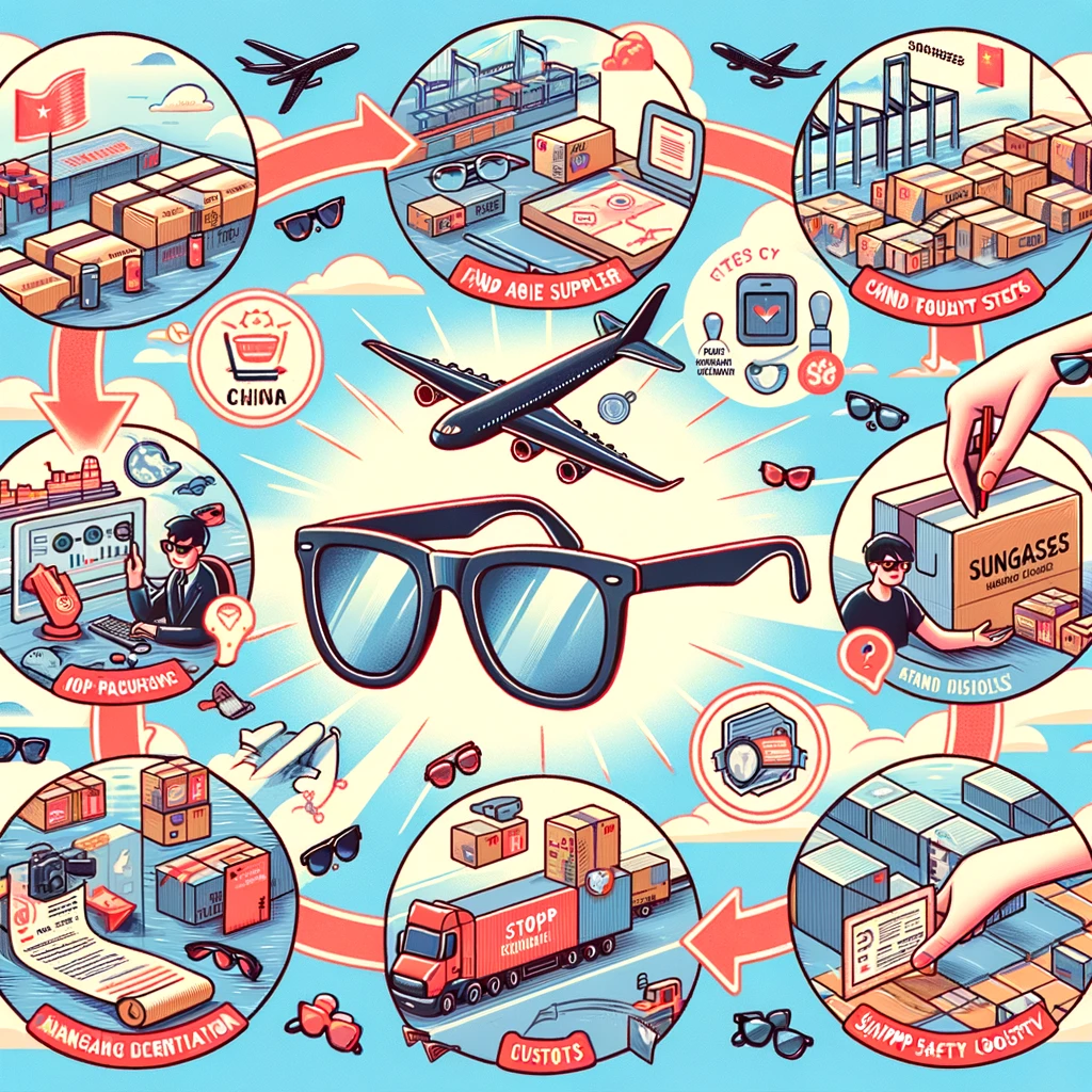 How to Import Sunglasses from China