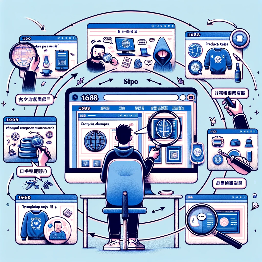 Navigating 1688's Website