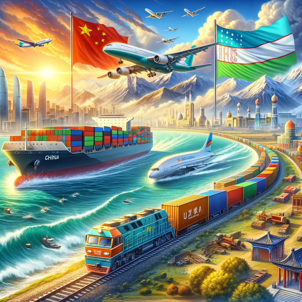 Shipping from China to Uzbekistan
