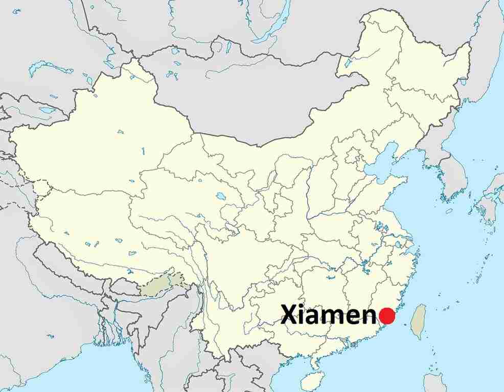 Xiamen location