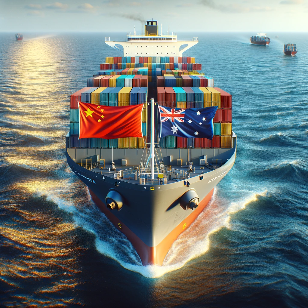 Shipping from China to Australia