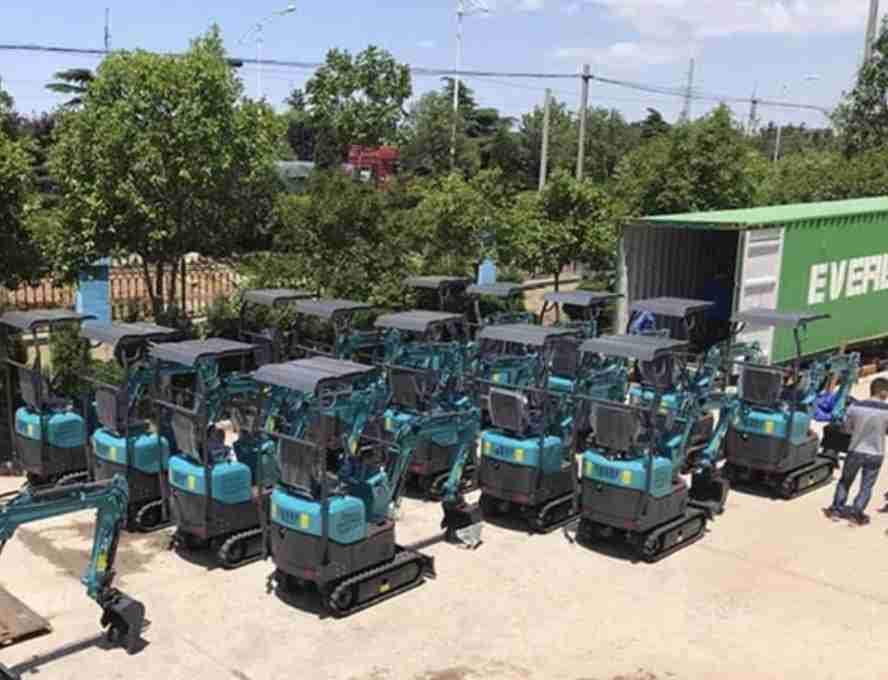 Shipping Mini Excavators From China