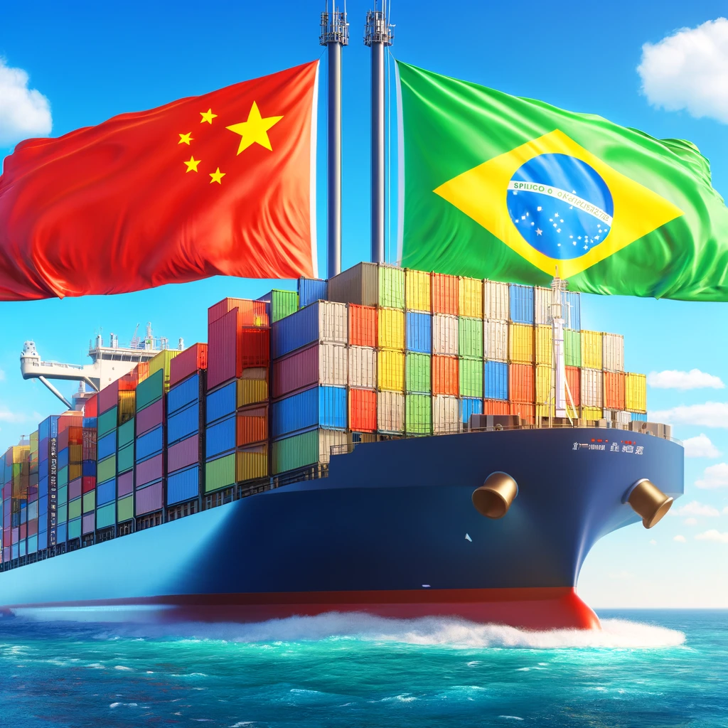 Shipping from China to Brazil
