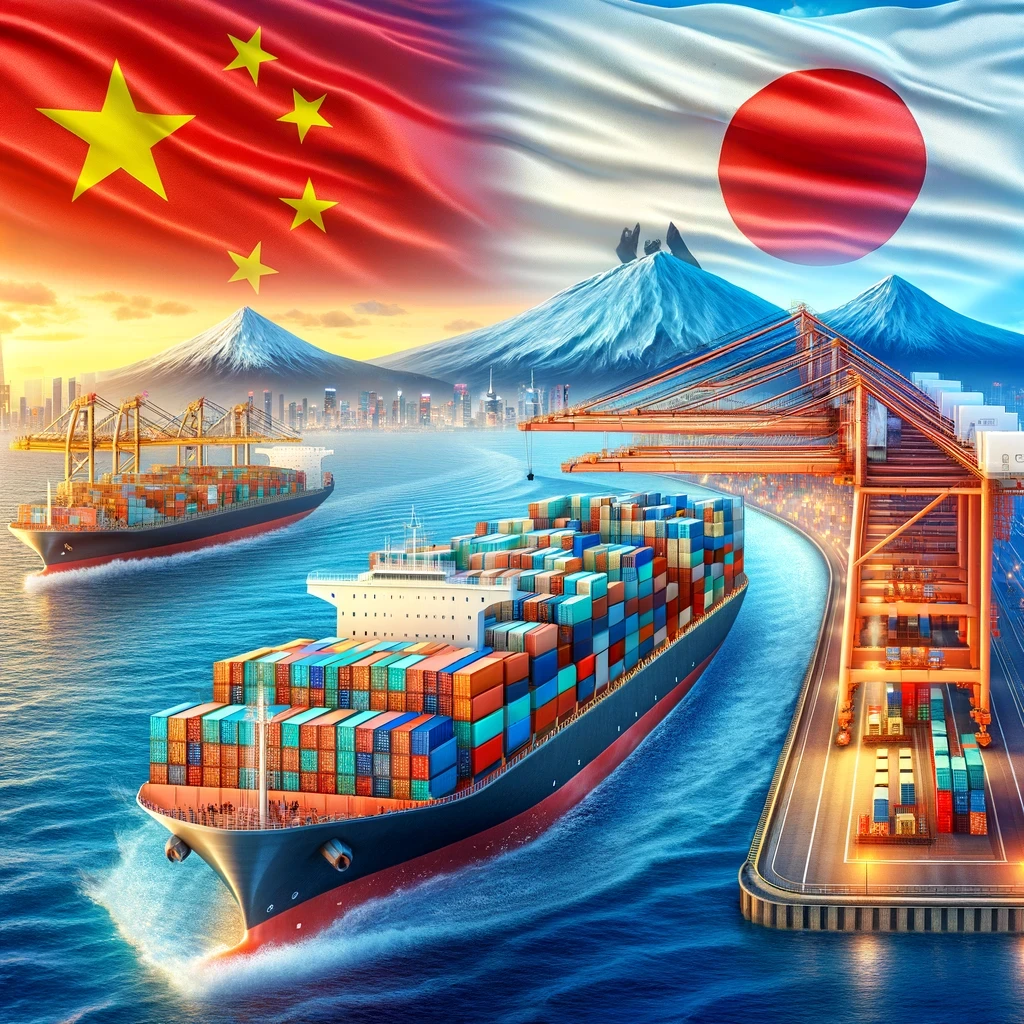Shipping from China to Japan