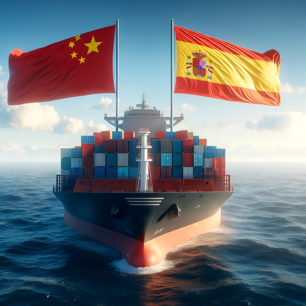 Shipping from China to Spain