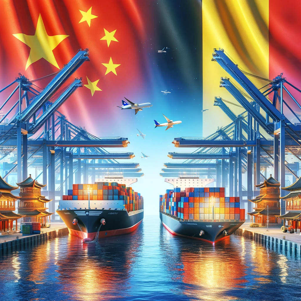 Shipping from China to Belgium