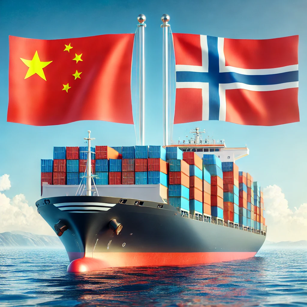 Shipping from China to Norway