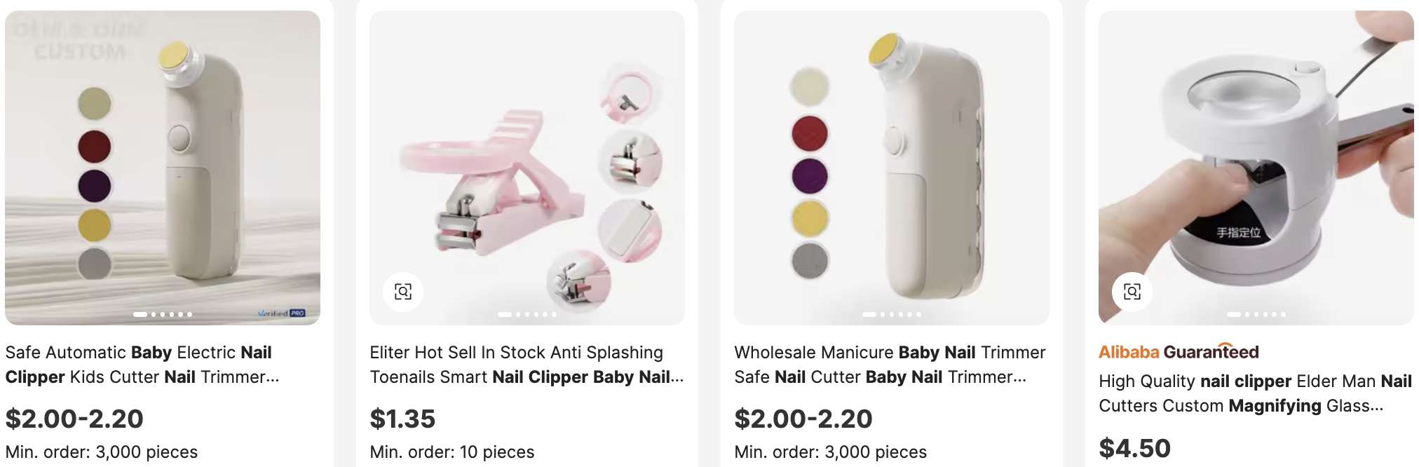 Baby Nail Clippers with Magnifier