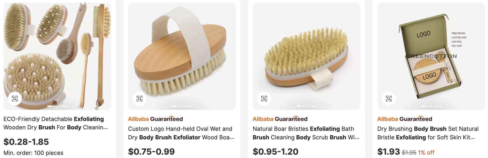 Body Exfoliating Brushes