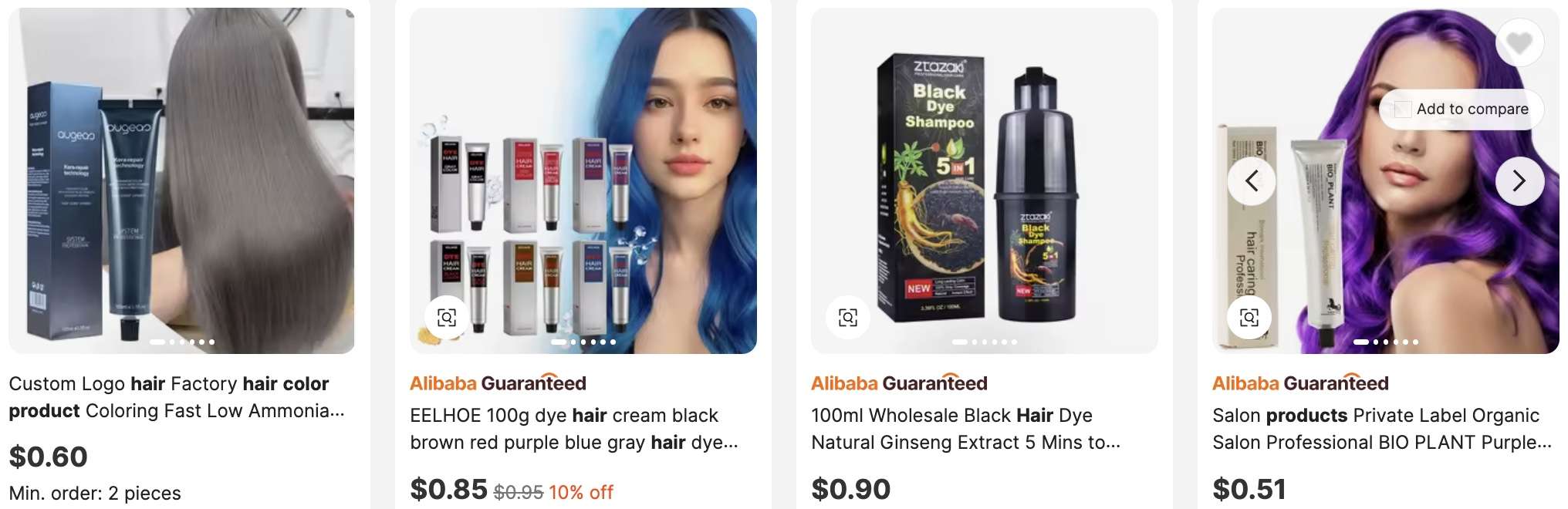 Hair Color Products (Temporary, Semi-Permanent)