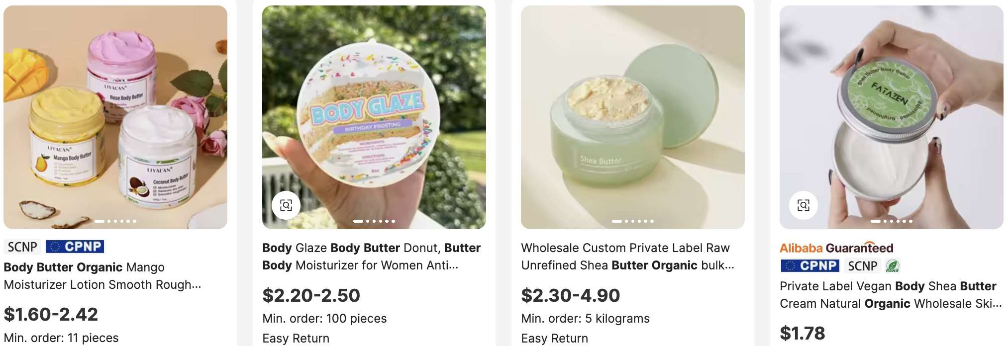 Organic Body Butters