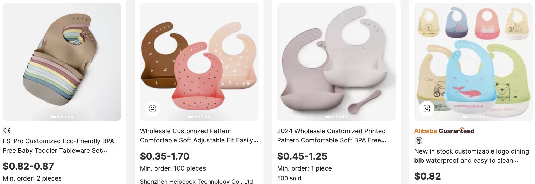 Silicone Bibs