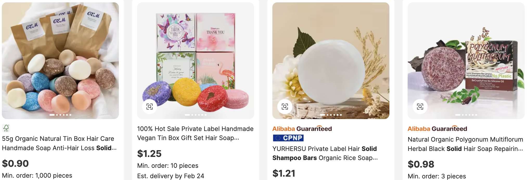 Solid Shampoo Bars