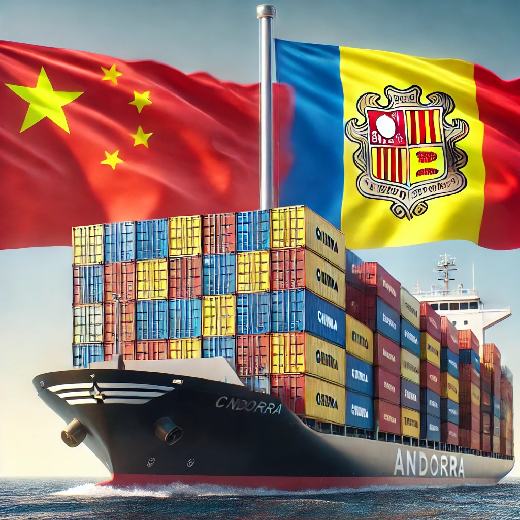 Shipping from China to Andorra