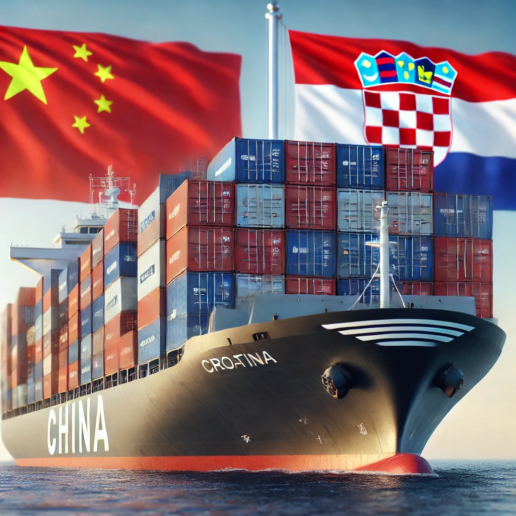 Shipping from China to Croatia