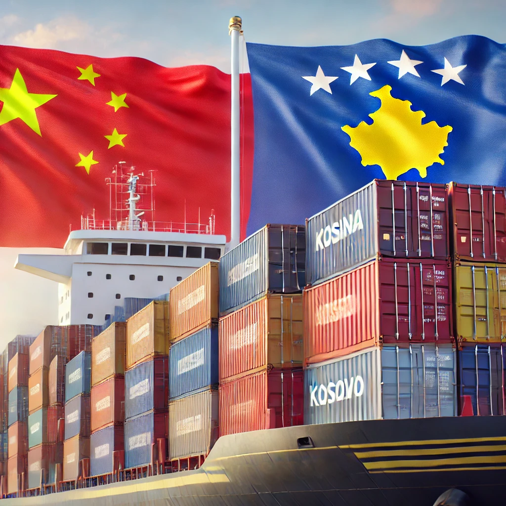 Shipping from China to Kosovo