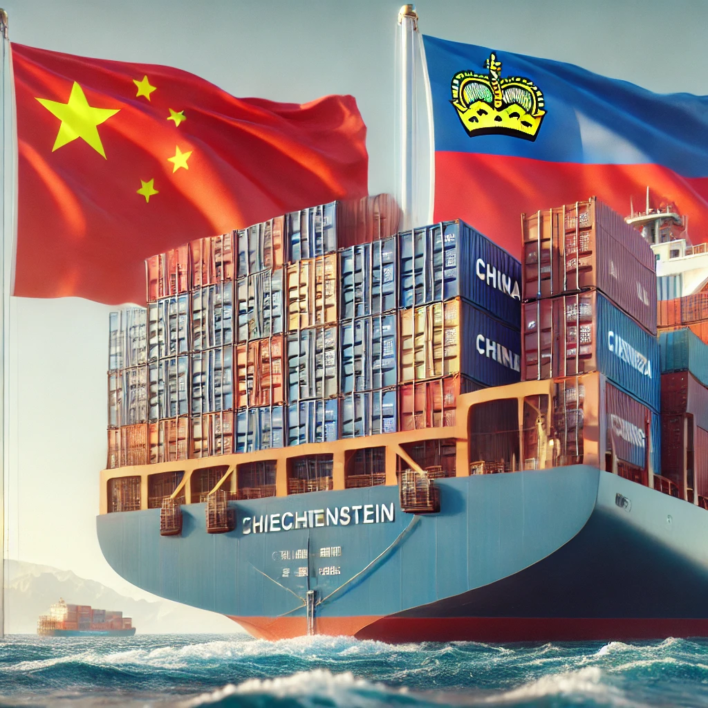 Shipping from China to Liechtenstein