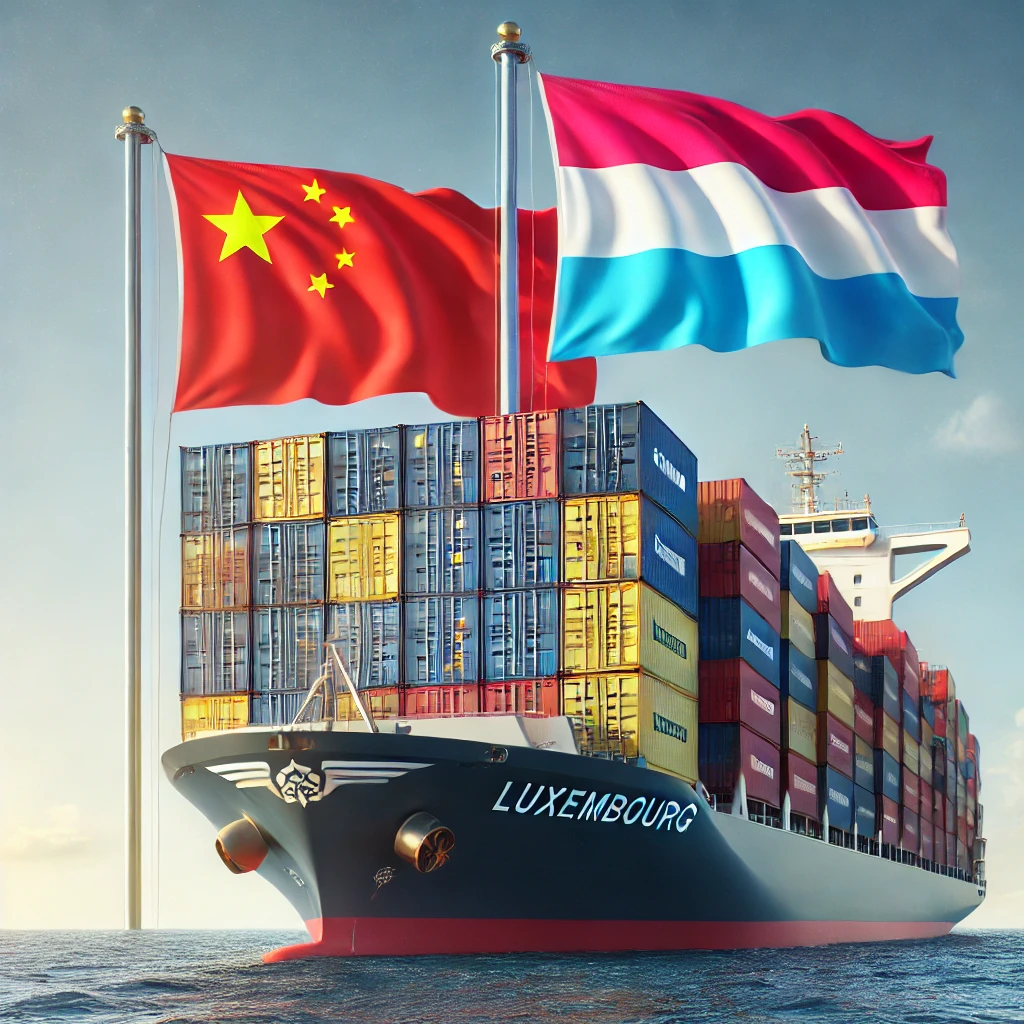 Shipping from China to Luxembourg