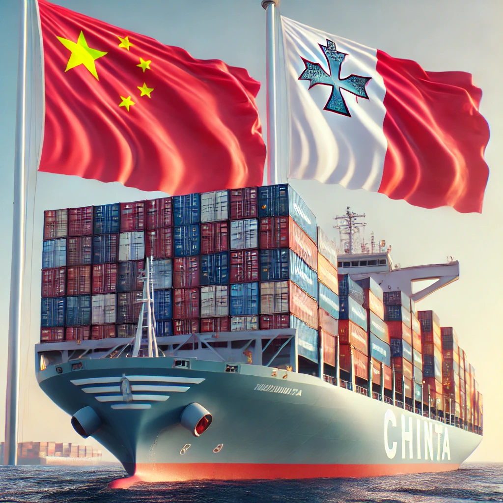 Shipping from China to Malta
