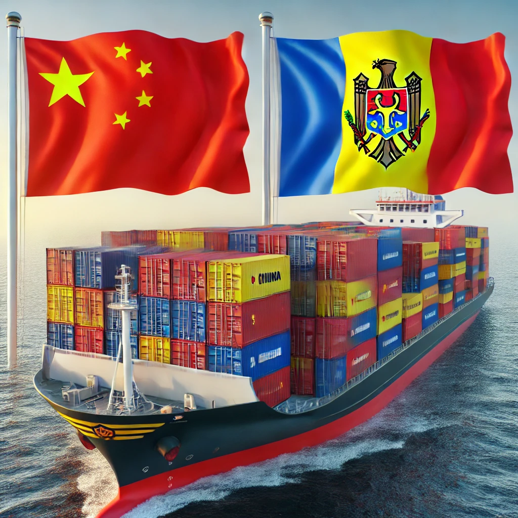 Shipping from China to Moldova
