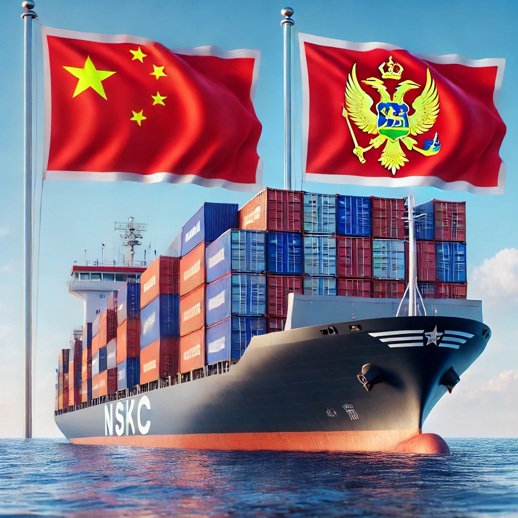 Shipping from China to Montenegro