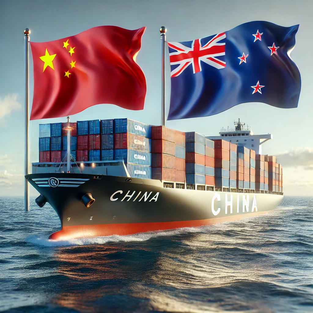 Shipping from China to New Zealand