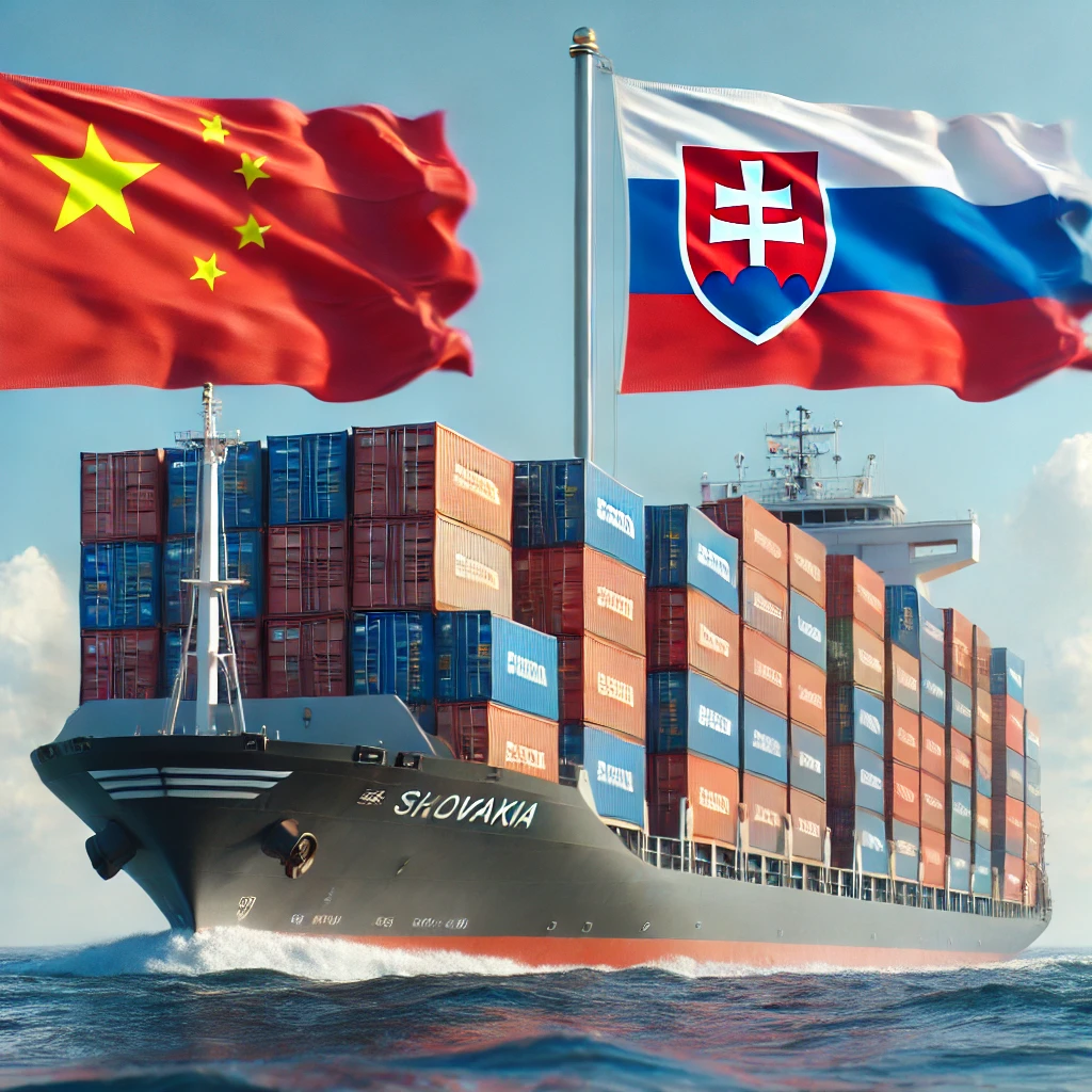 Shipping from China to Slovakia