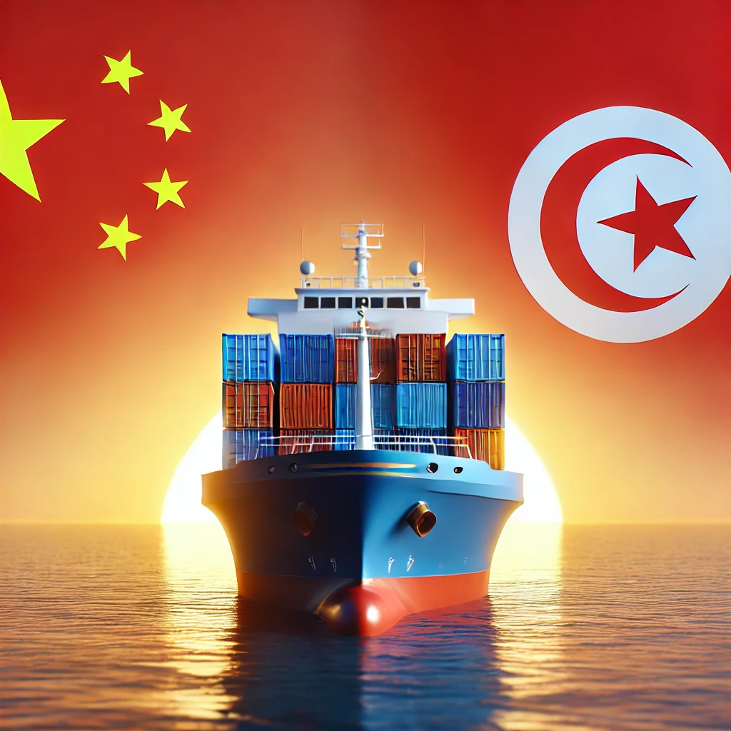 Shipping from China to Tunisia