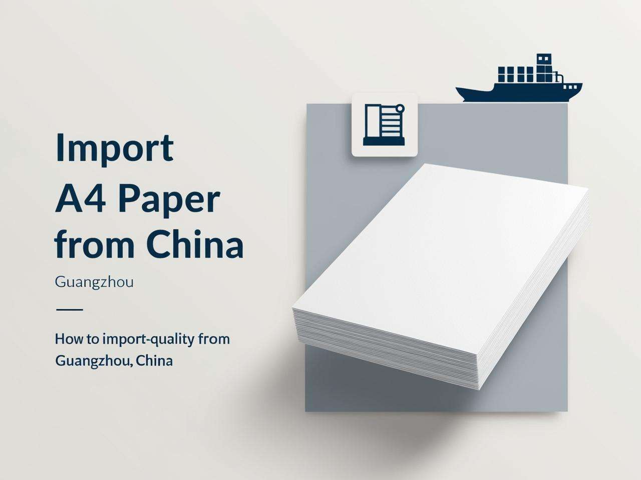 How to Import High-Quality A4 Paper from Guangzhou, China