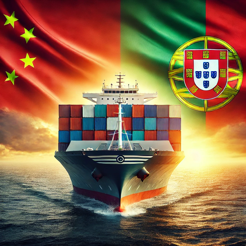 Shipping from China to Portugal
